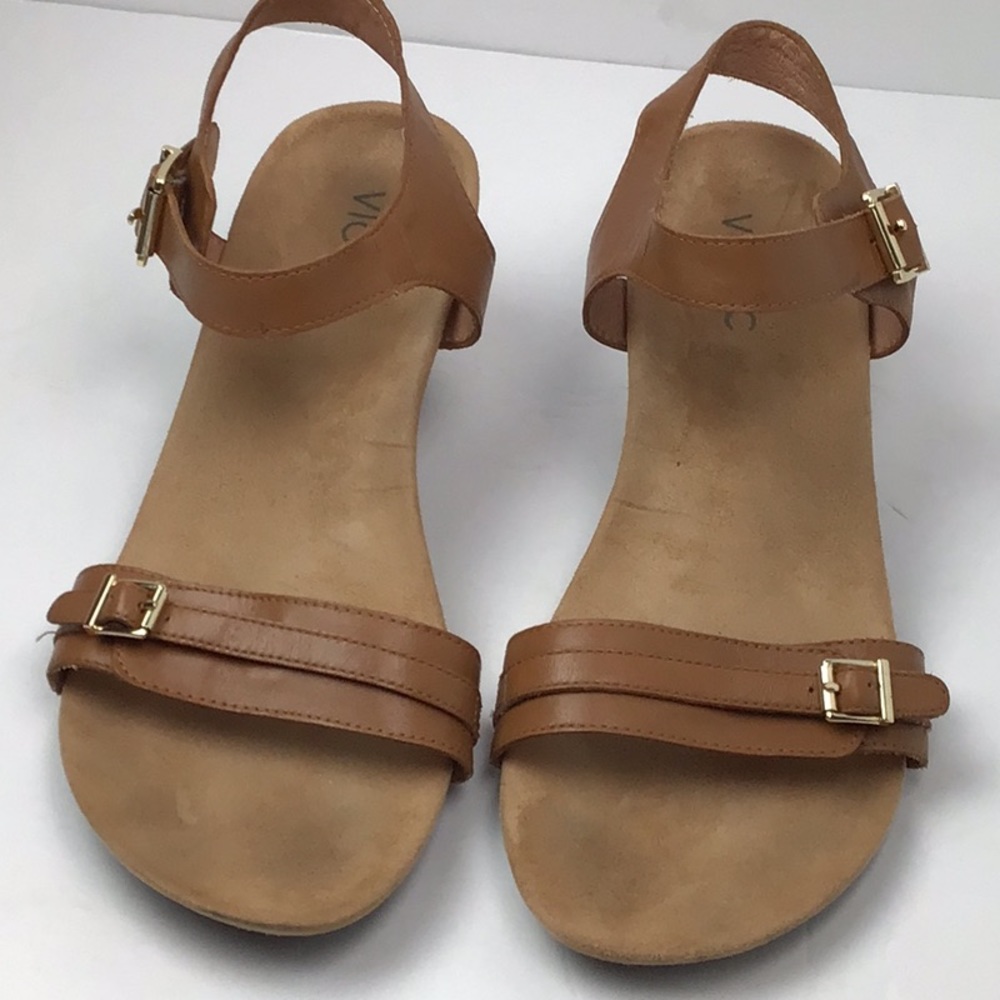 Vionic  2 1/2 inches high wedge sandals.